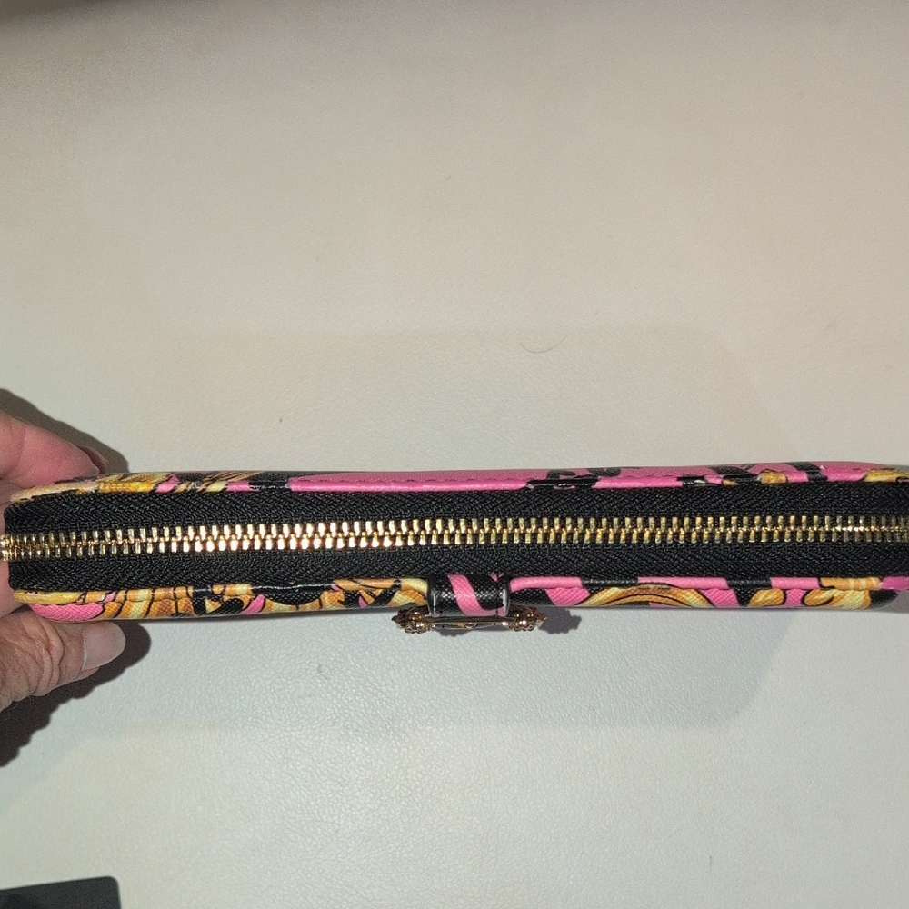 Versace Jeans Couture Pink, Gold, and Black  Wallet - Picture 16 of 16